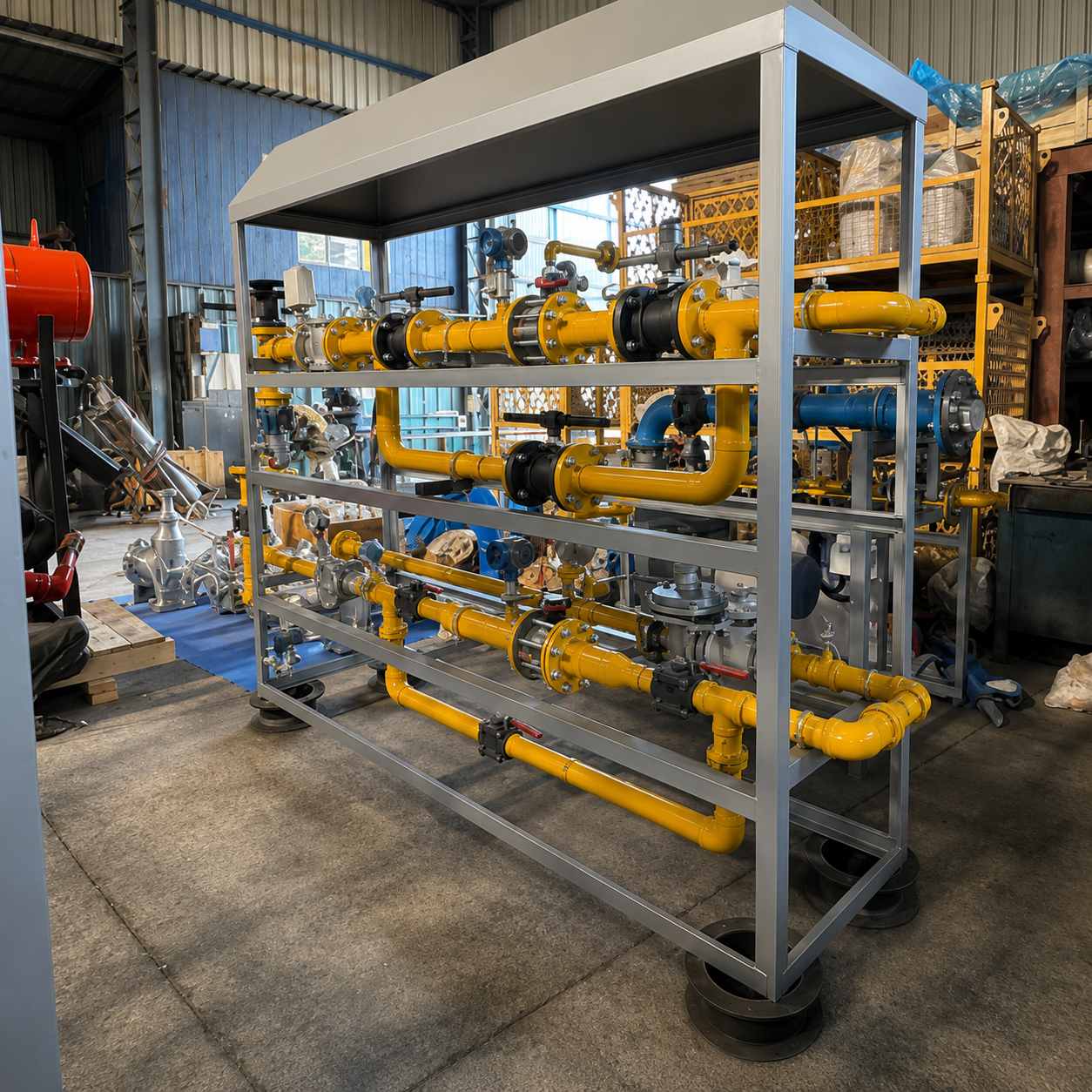 Industrial Boiler Gas Train Manufacturers in India by Esskay Enterprises 
